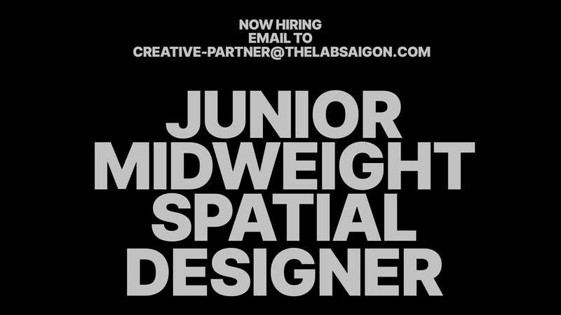Hiring:Junior / Mid-weight Spatial Designer